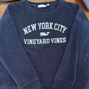 Vineyard Vines Blue Crewneck Sweater Classic Style